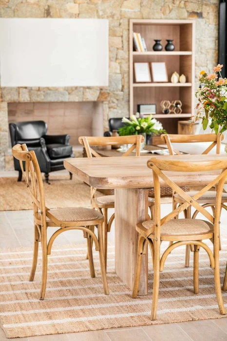 MESA COMEDOR ATHENA - 2.00 X 1.00 MTS en Madera natural - Mesas de comedor, Uruguay | La Iberica, vista 20