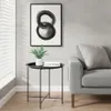 Mesa Lateral con Bandeja Metálica en Negro - Mesas de living, Uruguay | La Cueva Muebles, vista 1 de 4