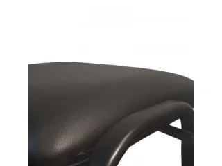 Silla tapizada cuero para sala de espera en Negro - Sillas de escritorio, Uruguay | Quesal, vista 4