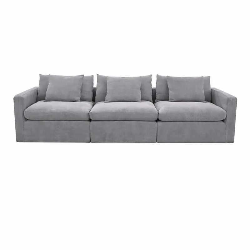 Sofá Río, 4 Cuerpos - Gris en Gris - Sillones y sofás, Uruguay | Indian