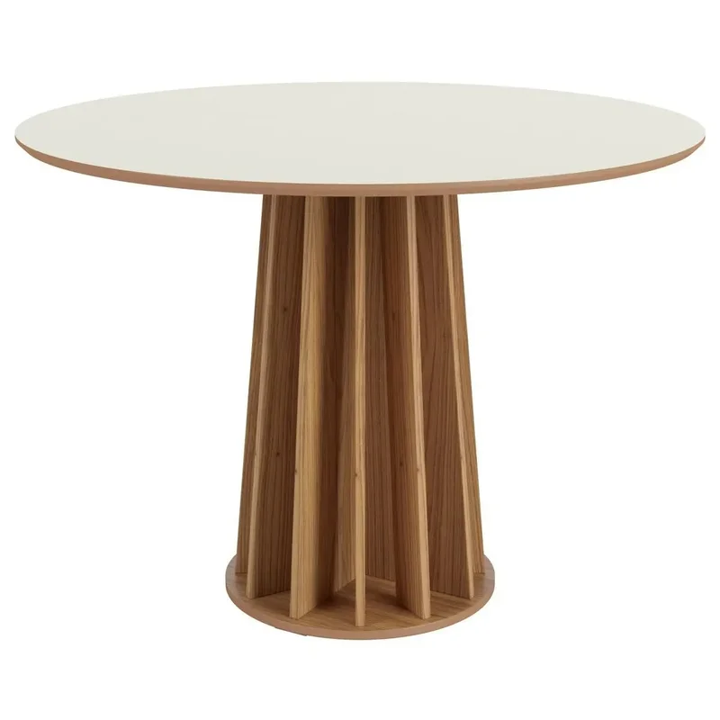 Mesa de Comedor Berlin Redonda 105CM - 100% MDF en Multicolor - Mesas de comedor, Uruguay | Balton, vista 3