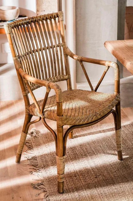 BUTACA / SITIAL PIANO - RATTAN Y BAMBOO - SIKA DESIGN en Madera natural - Sillas, Uruguay | La Iberica, vista 7