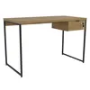 Escritorio c/cajon c/llave 1,18x0,60X0,75 alto Miel y Negro en Multicolor - Escritorios y sillas de escritorio, Uruguay | Champagne Home, vista 1 de 4