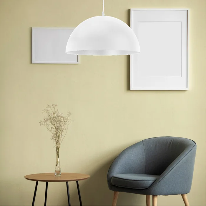 Luminaria Colgante Mushroom Blanca ø 40 cm en Blanco - Lámparas colgantes, Uruguay | Serlux, vista 4