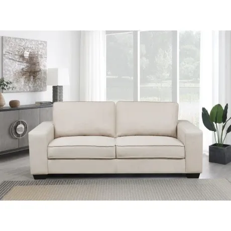Sillón Aniston 3 Cuerpos Beige en Beige - Sillones y sofás, Uruguay | Palermo Casa Deco