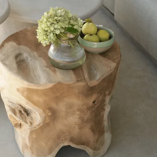 STOOL MANANTIALES en Madera natural - Mesas de arrimo, Uruguay | Masinfinito Casa