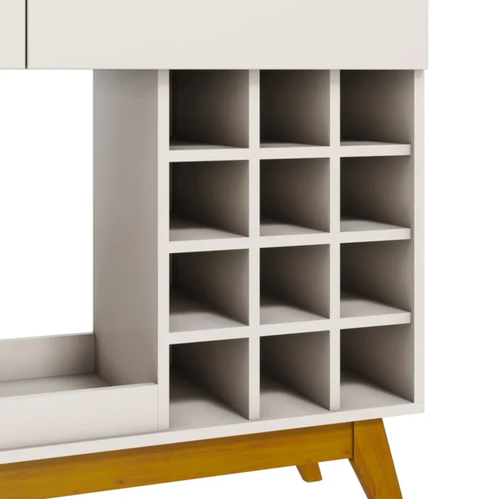 Aparador Classic AD - 2 Cajones - Manhattan en Blanco - Muebles para TV, Uruguay | Nario Hogar, vista 2