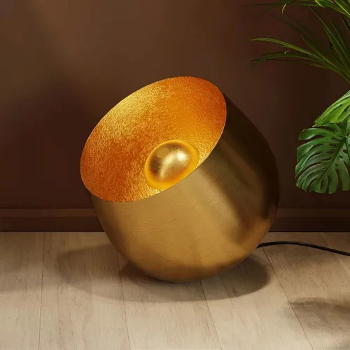 LUMINARIA DE PISO APOLLON SMOOTH Bronce  - Lámparas de mesa, Uruguay | Viasono