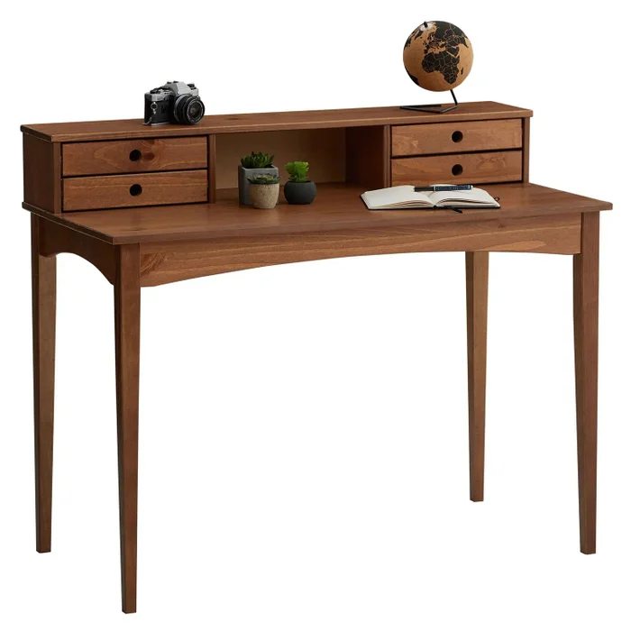 Escritorio 110cm Milan - Madera Maciza en Madera natural - Escritorios, Uruguay | Balton, vista 17