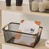 CESTO REJILLA C/ ASA DE MADERA 35x23x16CM NEGRO en Negro - Canastos, Uruguay | Decohogar, vista 3 de 3