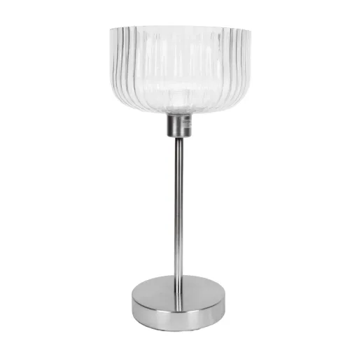 Lampara De Mesa Metal-y-vidrio Transparente Lt95171 en TRANSPAR - Lámparas de mesa, Uruguay | Divino