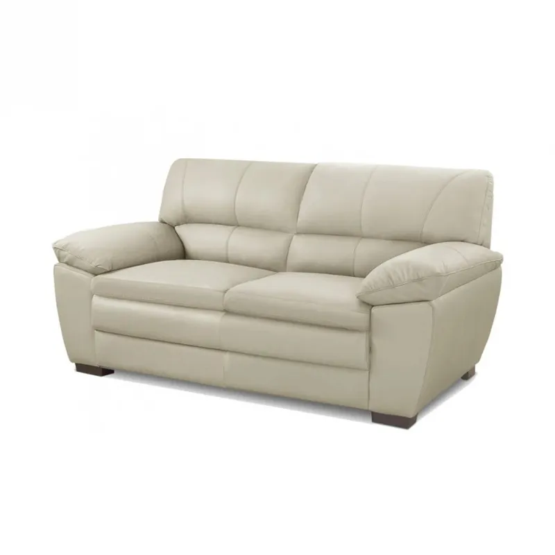 Sillón 100% Cuero - 2 Cuerpos Promax - Arena en Beige - Sillones y sofás, Uruguay | Ecowood