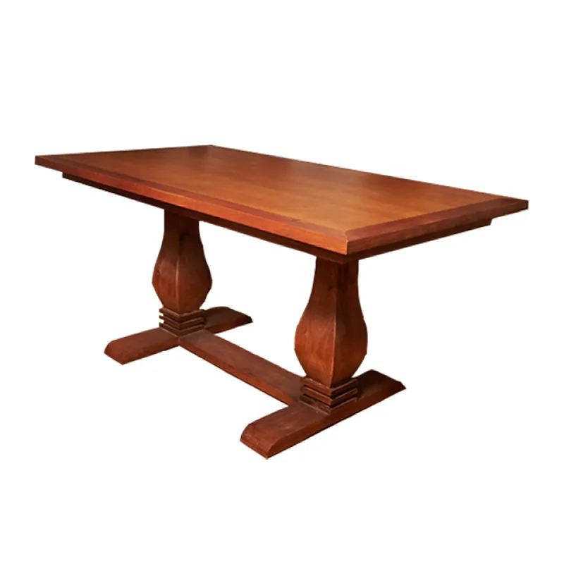 Mesa faraon 1,70 — Serra Amoblamientos en Marrón - Mesas de comedor, Uruguay | Serra Amoblamientos