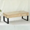 M-46 Ratona elevable en Madera natural - Mesas de living, Uruguay | Victoriana, vista 1 de 2