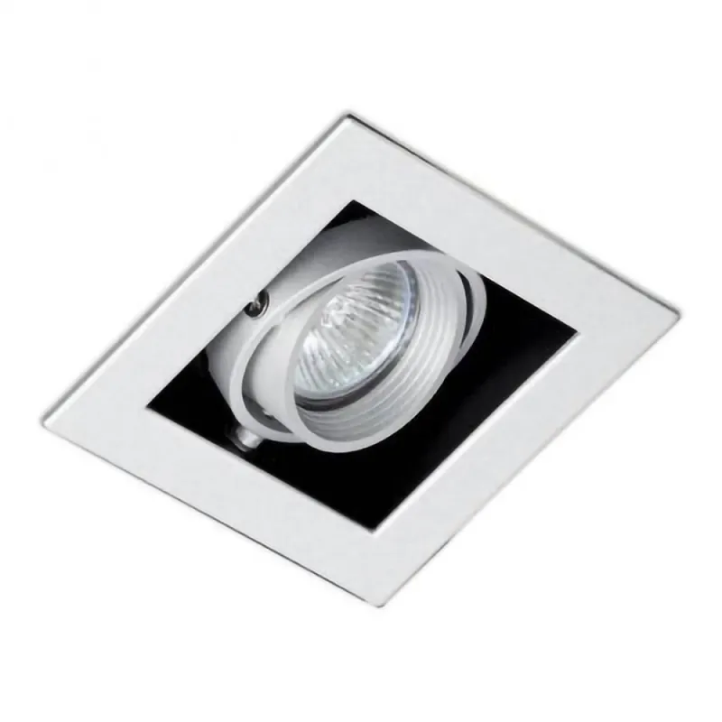 Luminaria Downlight Cuadrado Blanco en Blanco - Lámparas colgantes, Uruguay | Serlux