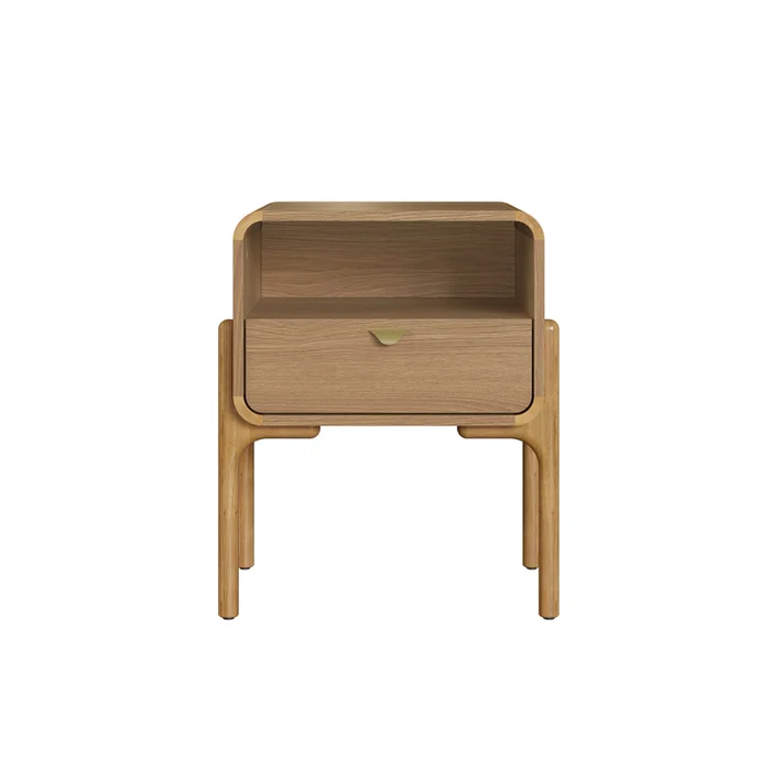 Mesa de Luz Select - Chica - 1 Cajon - Natural en Marrón - Mesas de luz, Uruguay | NYR, vista 3