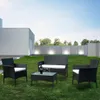 Juego de jardin Aruba Negro en Negro - Muebles para el exterior, Uruguay | La Cueva Muebles, vista 3 de 6