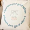 Funda de Almohadón con Flecos Cherry Good Vibes - Textiles, Uruguay | Arredo, vista 2 de 3