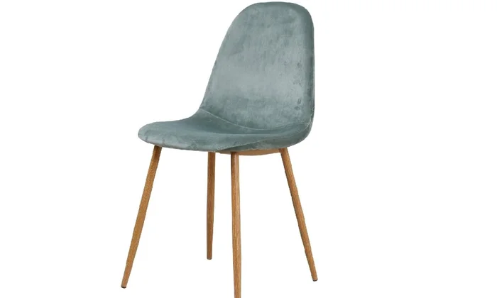 Silla LYNA en Tela - Aqua Velvet en Aqua Velvet - Sillas, Uruguay | Finkel