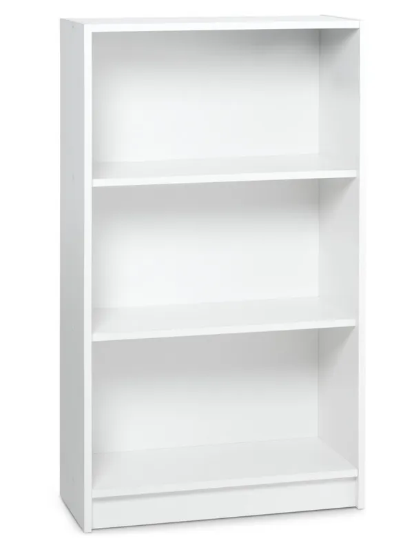 Librería HORSENS 3 estantes ancha blanco en Blanco - Bibliotecas, Uruguay | JYSK