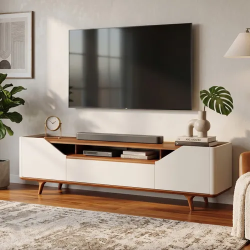 Rack de Tv Arc - 1.8 - Linea Manhattan - Muebles para TV, Uruguay | Rústico Hogar