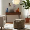 Puff almohadón de piso tejido de yute 40cm - Butacas, banquetas y puffs, Uruguay | Buho Store, vista 6 de 7