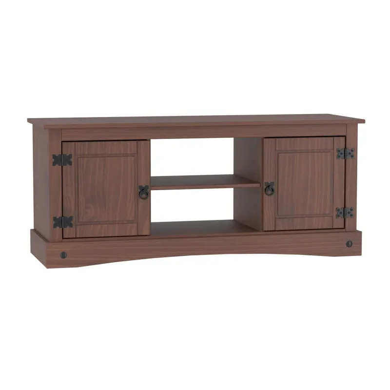 Rack Tv Mueble Linea Mexicana 2 Puertas Living E1548 - Muebles para TV, Uruguay | Lais Muebles