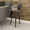 Mesa De Living Lateral Redonda Patas Altas 100% Mdp - Mesas de living, Uruguay | Lais Muebles, vista 3 de 3