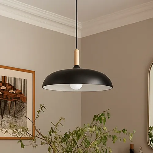 Lampara de techo Hudson en Negro - Lámparas colgantes, Uruguay | Alta Gracia Deco