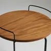 MESA APOYO - ROBLE CLARO - PATA GRAFITO en Madera natural - Mesas de living, Uruguay | Champagne Home, vista 3 de 5