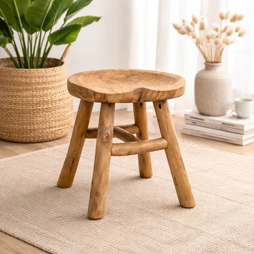 Banco "LEGNO" de Teca en Madera natural - Muebles, Uruguay | Casa Ernesta