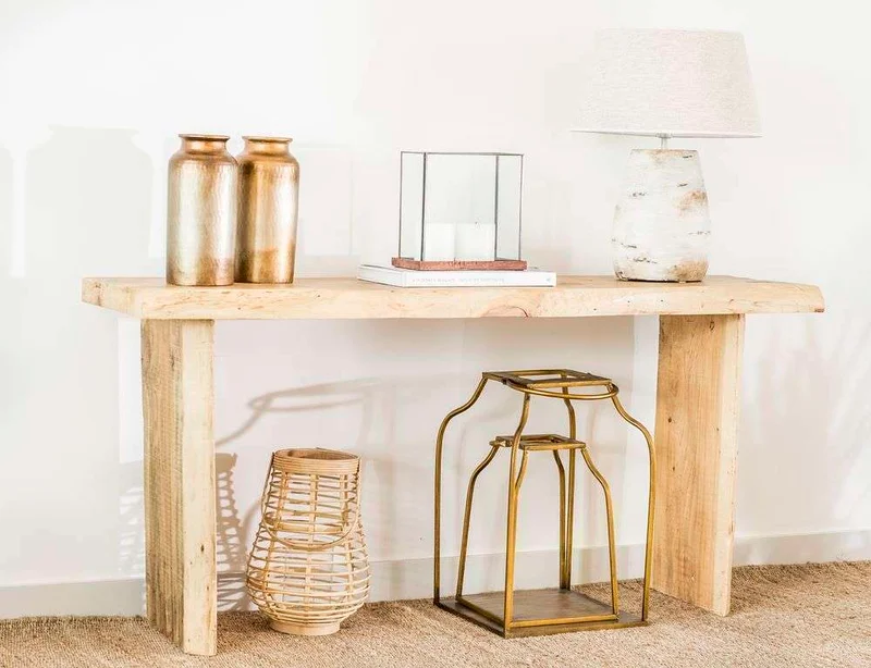 MESA DE ARRIMO IRREGULAR - NATURAL en Madera natural - Muebles para TV, Uruguay | La Iberica, vista 11