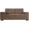 Sillon Lux - 3 Cuerpos - Tela Marron en Marrón - Sillones y sofás, Uruguay | Ecowood, vista 1 de 2