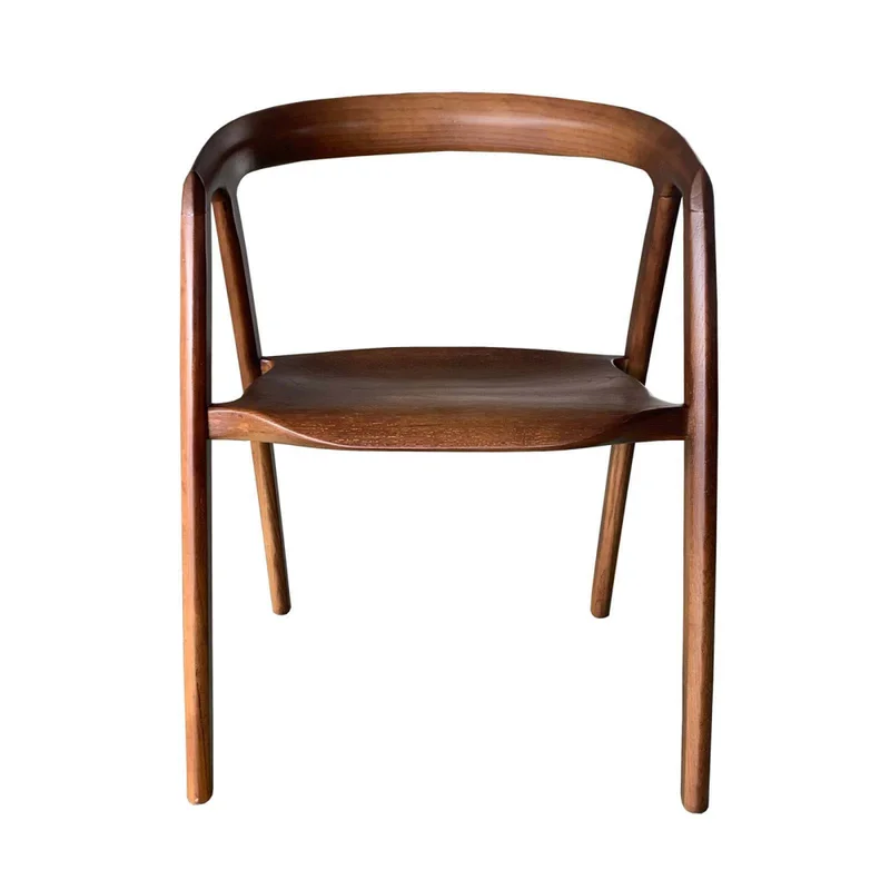 Silla De Comedor Madera Marron Mónica en Marrón - Sillas, Uruguay | Divino, vista 3