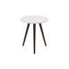 Mesa De Living Lateral Redonda Patas Altas 100% Mdp - Mesas de arrimo, Uruguay | Muebles Express, vista 1 de 3