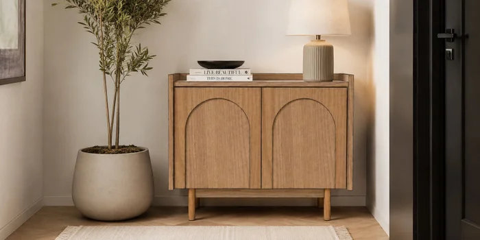 Recibidor Aparador Arco 100cm - Olmo en Madera natural - Aparadores y recibidores, Uruguay | Berna home, vista 2