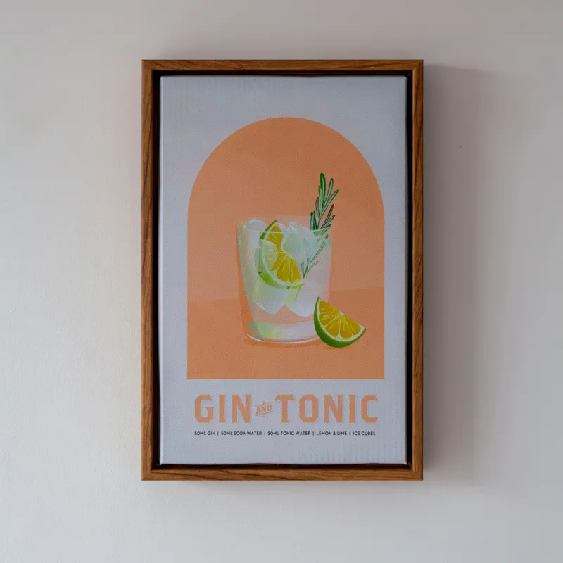 lámina gin tonic - Decoración de pared, Uruguay | Proyecto Forma