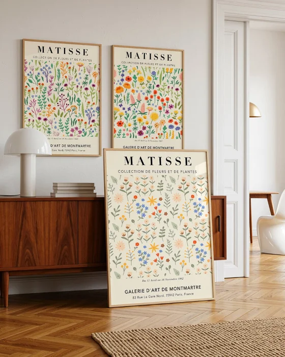Matisse - Floral tríptico en Multicolor - Láminas, Uruguay | La Cuadrería, vista 2