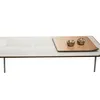 Mesa de centro Tangram rectangular en vidrio-blanco - Mesas de living, Uruguay | Arquetipo, vista 8 de 8