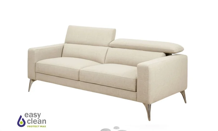 Sofá 3 cps MILO Easy Clean - Beige en Beige - Sillones y sofás, Uruguay | Finkel