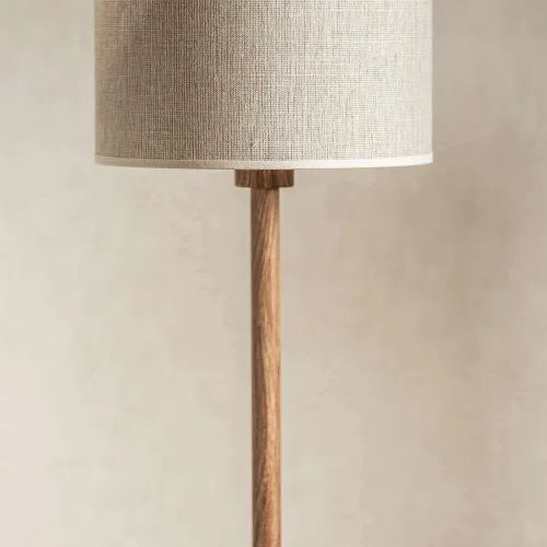 LAMPARA WOODY - ALTA en Madera natural - Lámparas de mesa, Uruguay | La Iberica