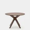 Mesa redonda Naanim - de chapa de nogal Ø 100 cm en Marrón - Mesas de comedor, Uruguay | Kavehome, vista 7 de 8