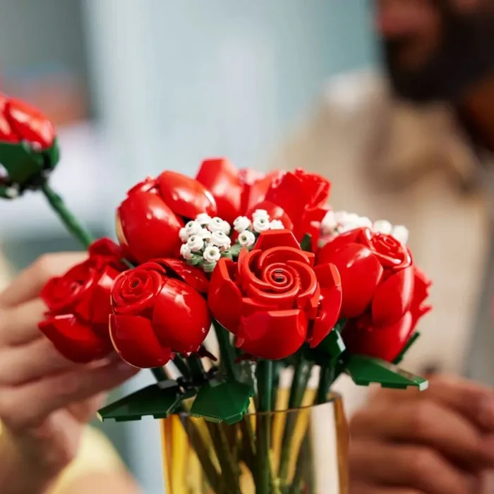 JUEGO DE MESA LEGO® RAMOS DE ROSAS  en Rojo - Decoración, Uruguay | Viasono, vista 3