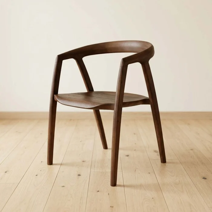 Silla De Comedor Madera Marron Mónica en Marrón - Sillas, Uruguay | Divino