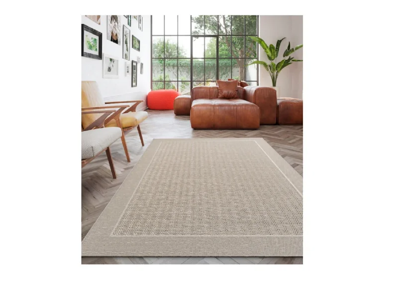 Alfombra INDY borde beige en Beige - Alfombras, Uruguay | Finkel, vista 3