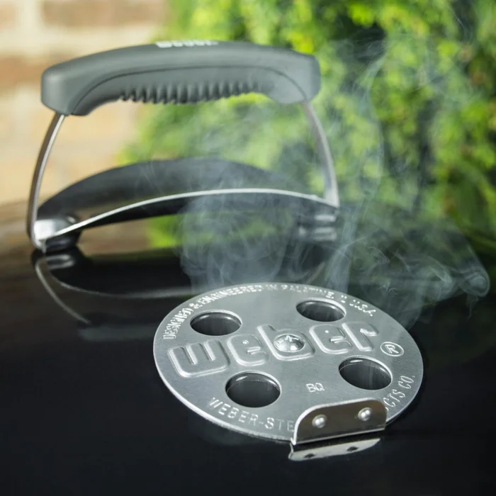 Barbacoa Carbón Negro Acero Inoxidable Weber en Negro - Exterior, Uruguay | Divino, vista 6