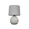 LAMPARA DE MESA CERAMICA D34x51CM LINEAS GRIS en Gris - Lámparas de mesa, Uruguay | Koz, vista 1 de 2