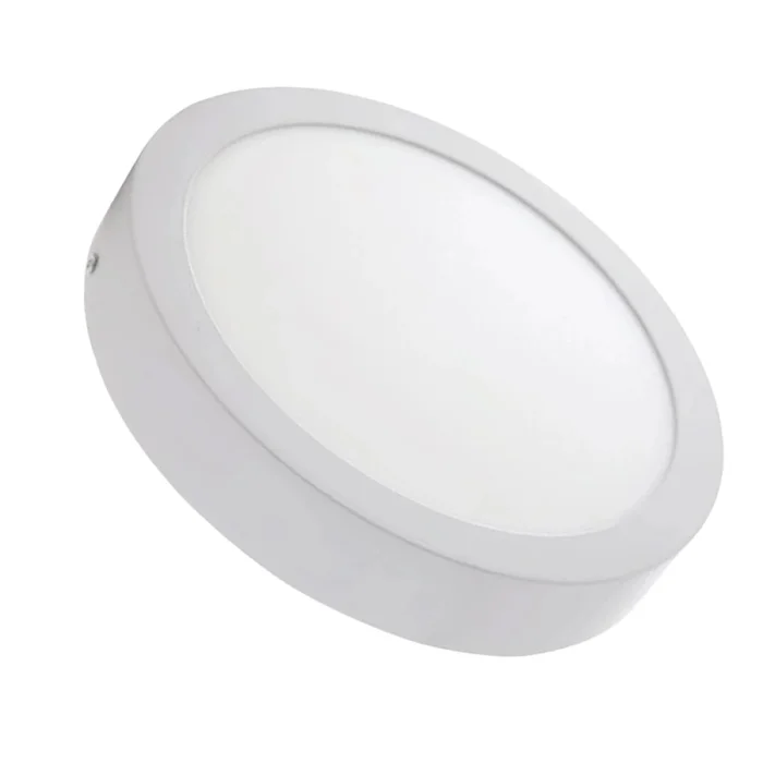 Panel LED Redondo de Adosar 24W Luz Cálida en Blanco - Lámparas colgantes, Uruguay | Serlux