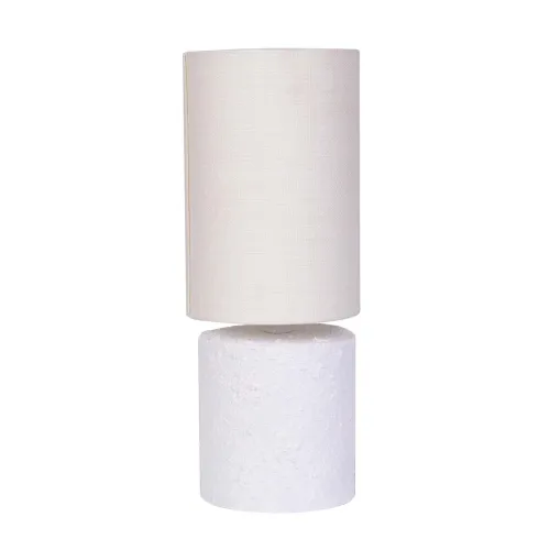 Lampara De Mesa Marmol Blanco Ls-2829 en Blanco - Lámparas de mesa, Uruguay | Divino