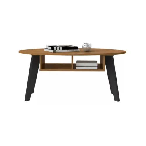 Mesa De Living Mesa Ratona Comedor Estilo Nordico Mdp Negro en Negro - Mesas de living, Uruguay | Soy Hogar